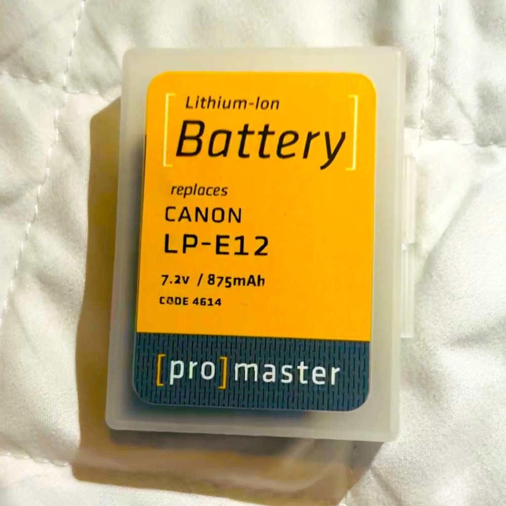 ProMaster Canon Camera battery LP-E12